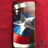 Case En Relieve Capitán América TPU Huawei