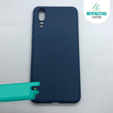 Case Silicón Azul Soft Liquid Huawei