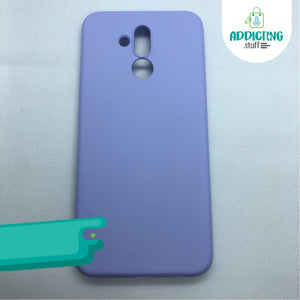 Case Silicón Morado Soft Liquid Huawei Serie Y