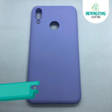 Case Silicón Morado Soft Liquid Huawei Serie Y