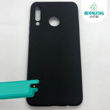 Case Silicón Negro Soft Liquid Huawei