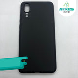 Case Silicón Negro Soft Liquid Huawei Serie Y