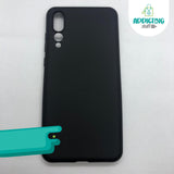 Case Silicón Negro Soft Liquid Huawei