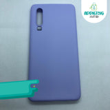 Case Silicón Morado Soft Liquid Huawei Serie P