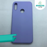 Case Silicón Morado Soft Liquid Huawei Serie P