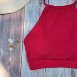 Top de Bikini Cuello Halter DESIRE Rojo DAMA