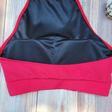 Top de Bikini Cuello Halter DESIRE Rojo DAMA