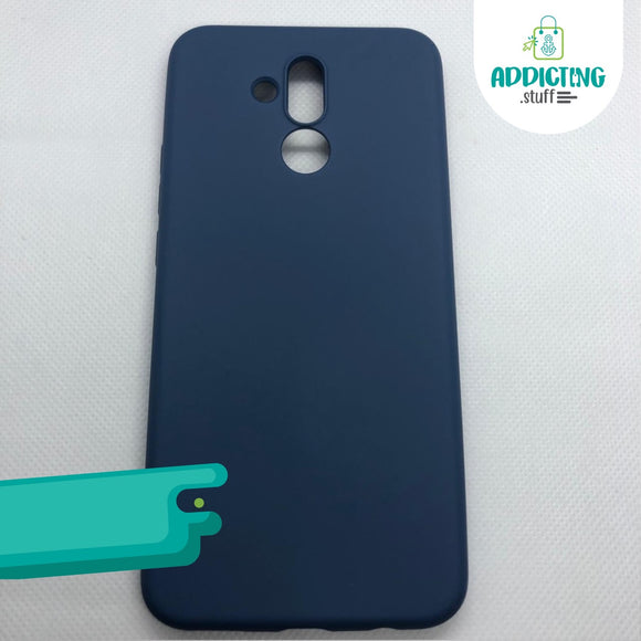 Case Silicón Azul Soft Liquid Huawei