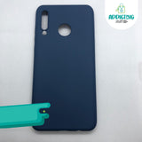 Case Silicón Azul Soft Liquid Huawei