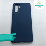 Case Silicón Azul Soft Liquid Huawei