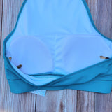 Top de Bikini Cuello Halter DESIRE Aqua DAMA