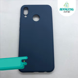 Case Silicón Azul Soft Liquid Huawei