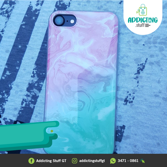 Case Remolino Rosa-Aqua Iphone (Oferta)