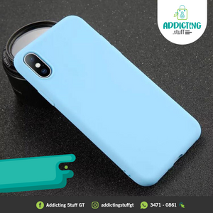 Case de Silicon Celeste para IPhone