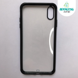 Case iPhone Transparente-Negro Silicón