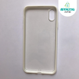 Case iPhone Transparente-Blanco Silicón