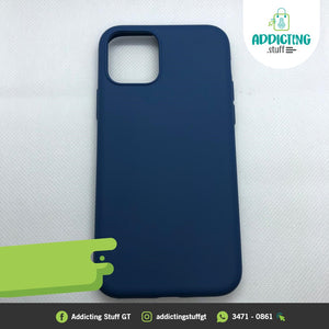 Case Silicón Azul Soft Liquid iphone 11