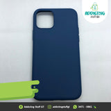 Case Silicón Azul Soft Liquid iphone 11