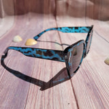 Gafas de Sol Ojo de Gato Leopardo Azul