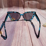 Gafas de Sol Ojo de Gato Leopardo Azul