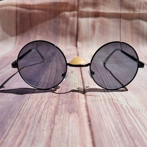Gafas de Sol Aro Redondo Negro