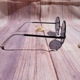 Gafas de Sol Aro Redondo Negro