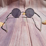 Gafas de Sol Aro Redondo Negro