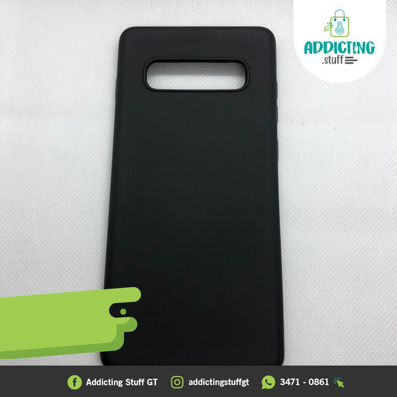 Case Silicón Negro Soft Liquid Samsung