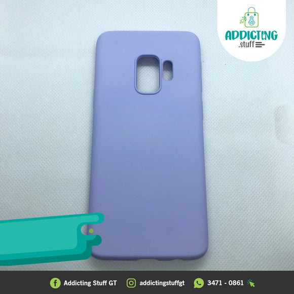 Case Silicón Morado Soft Liquid Samsung