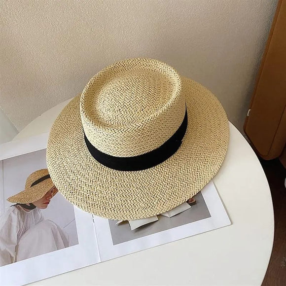 Sombrero de Paja con Cincho Negro