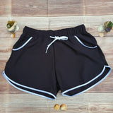 Short Bordes Redondos Blancos DESIRE Dama Negro