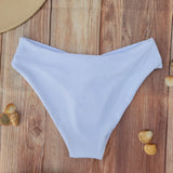 Bottom de Bikini DESIRE Traslapado Blanco DAMA