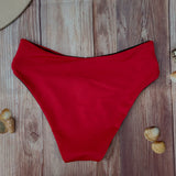 Bottom de Bikini DESIRE Traslapado Rojo DAMA