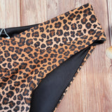 Bottom de Bikini DESIRE Traslapado Leopardo DAMA